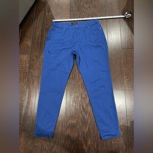 Ashley Stewart Royal Blue Jean Size 20 Stretch NEW